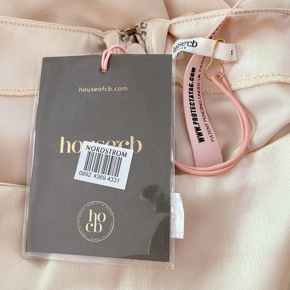 NEW House of CB Shayla Dress Vintage Cream Small - Picture 15 of 16